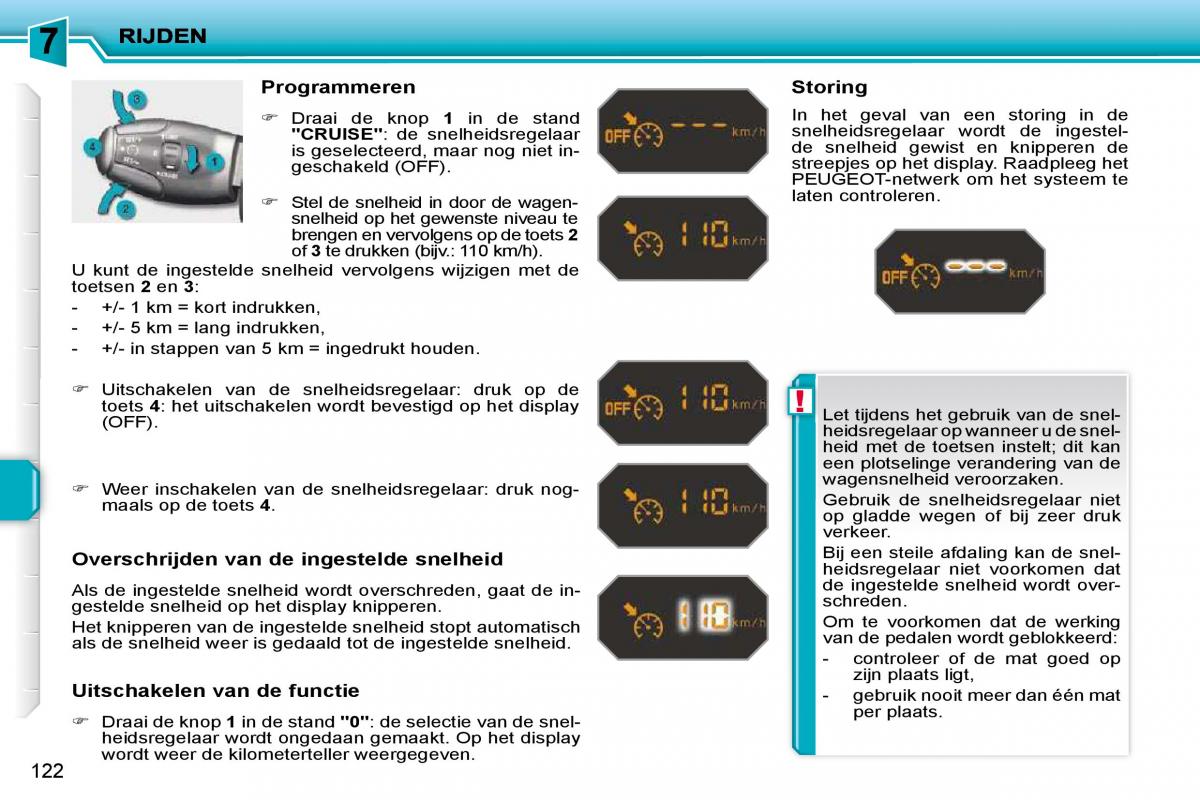 Peugeot 207 handleiding / page 118