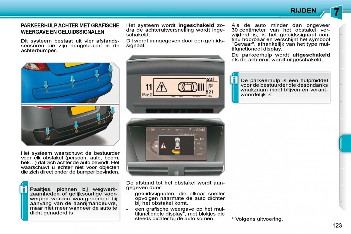 Peugeot 207 handleiding / page 119