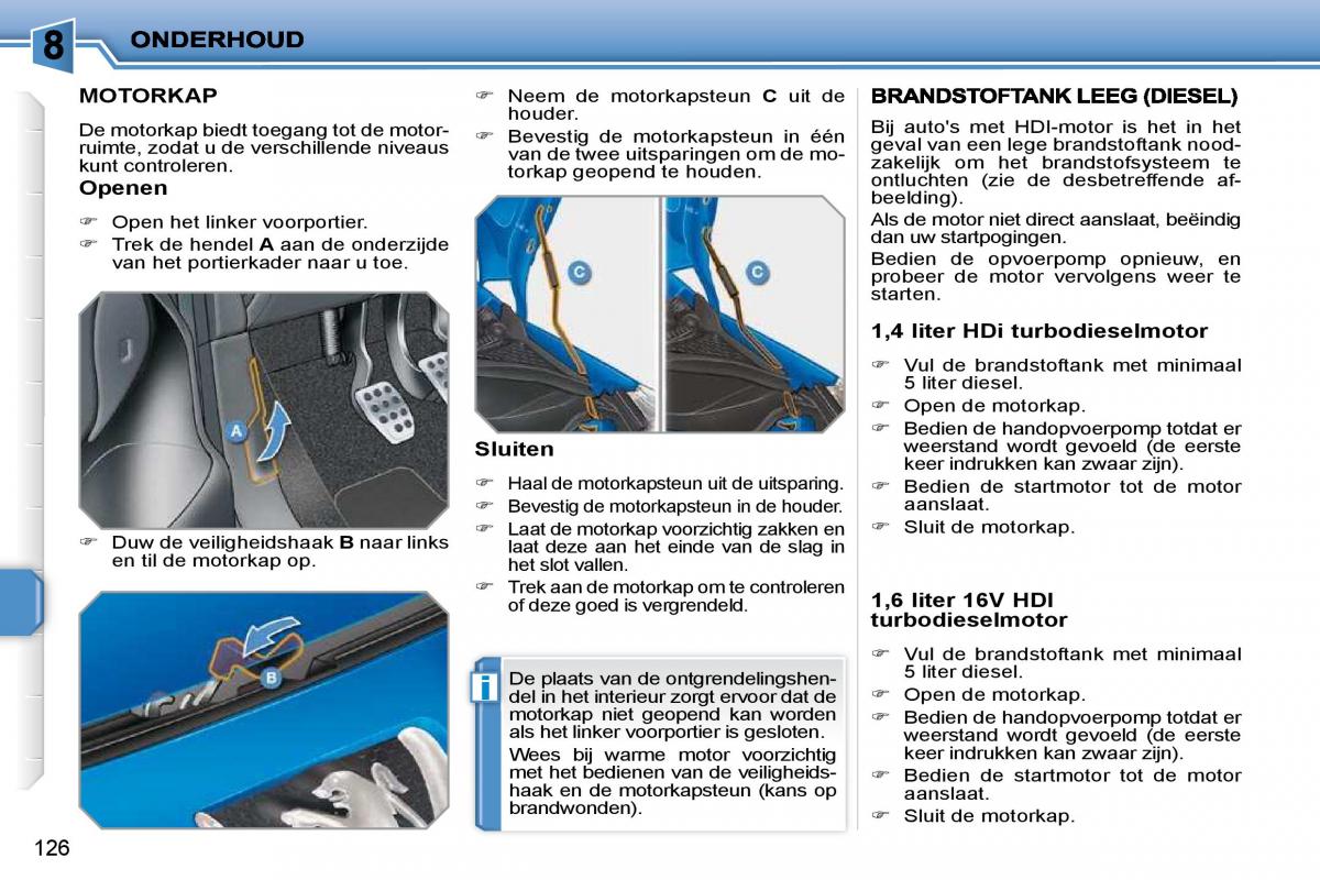 Peugeot 207 handleiding / page 121