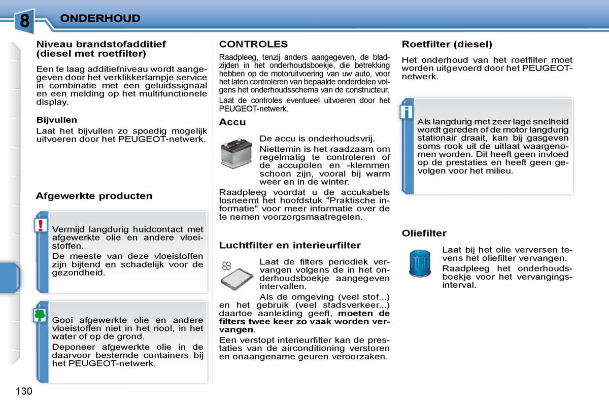 Peugeot 207 handleiding / page 125