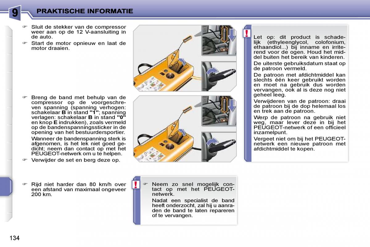 Peugeot 207 handleiding / page 130