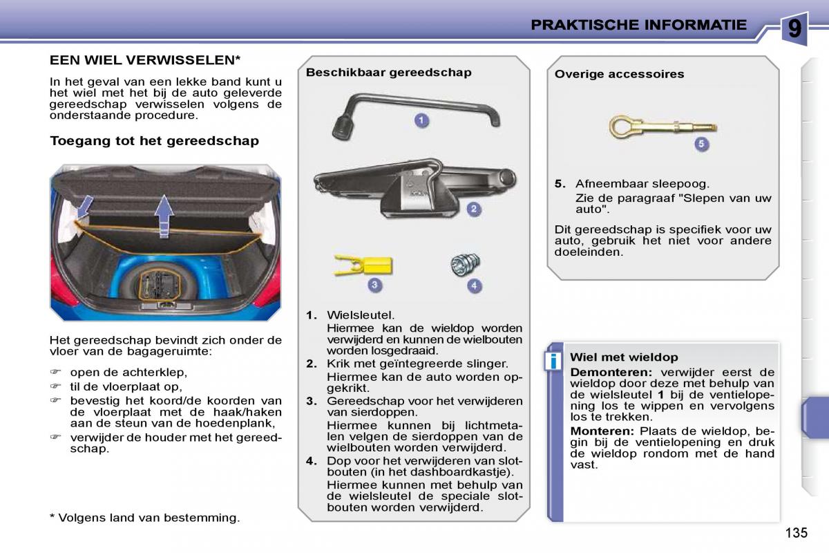 Peugeot 207 handleiding / page 131