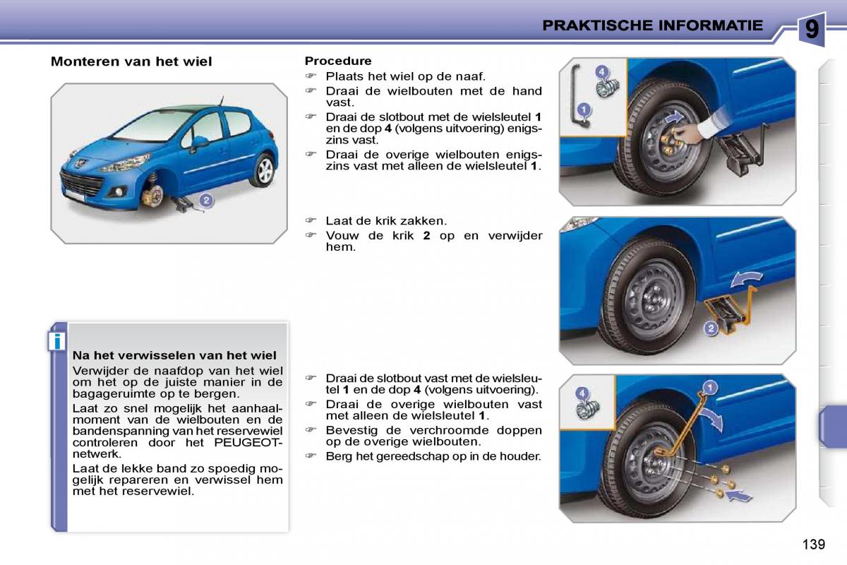 Peugeot 207 handleiding / page 135