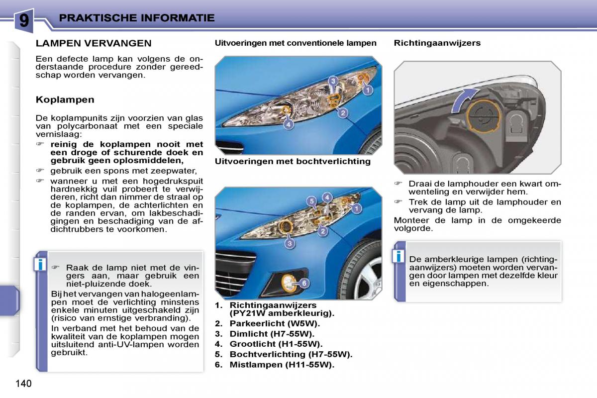 Peugeot 207 handleiding / page 136