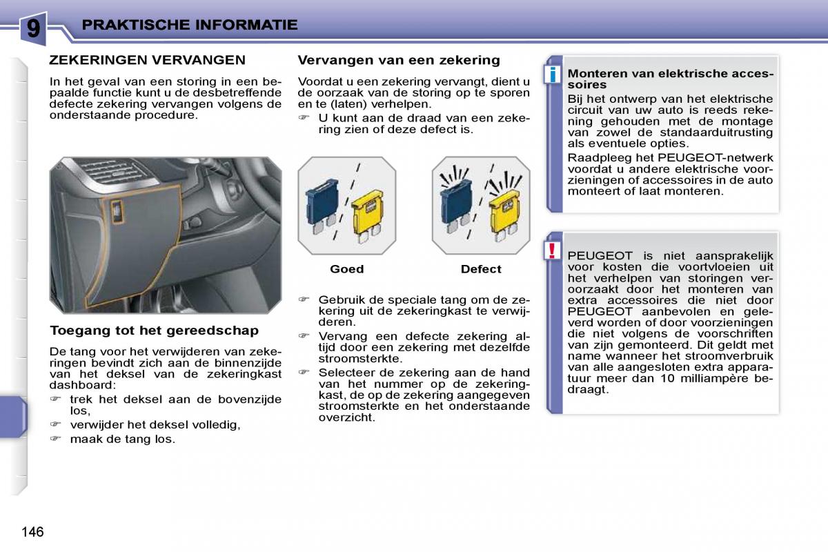 Peugeot 207 handleiding / page 142