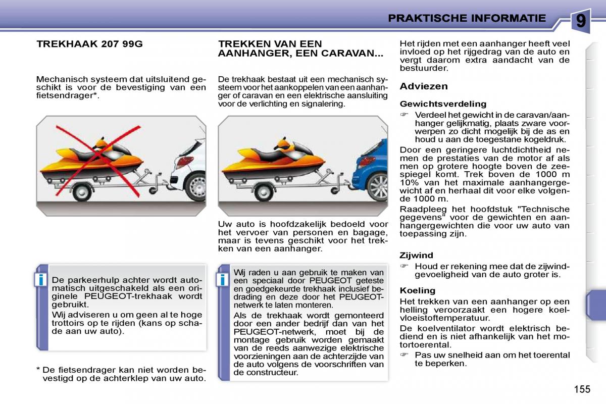 Peugeot 207 handleiding / page 151