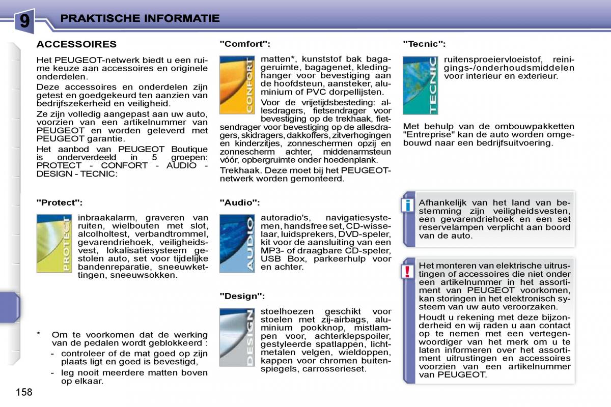 Peugeot 207 handleiding / page 154