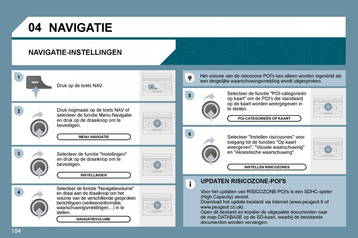 Peugeot 207 handleiding / page 180