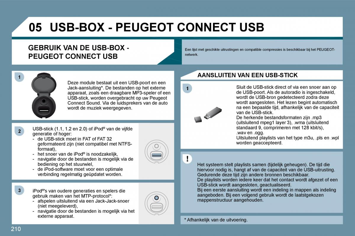 Peugeot 207 handleiding / page 205