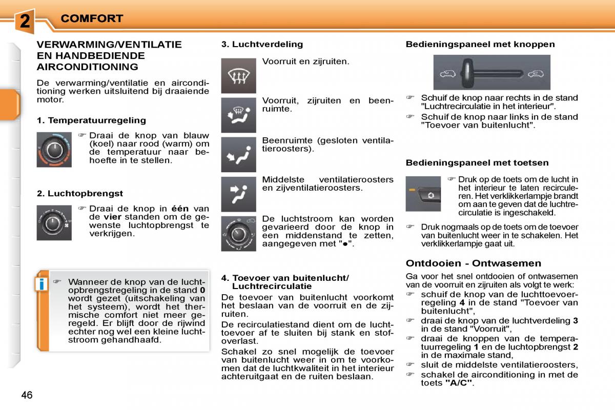 Peugeot 207 handleiding / page 32