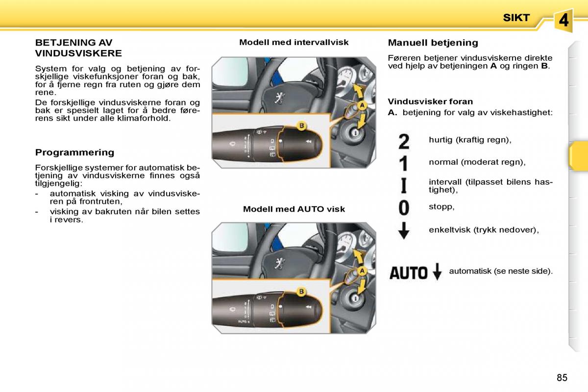 Peugeot 207 bruksanvisningen / page 80