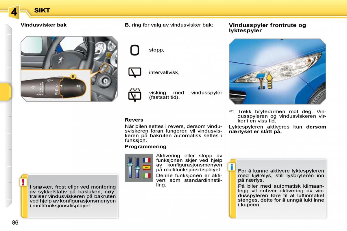 Peugeot 207 bruksanvisningen / page 81