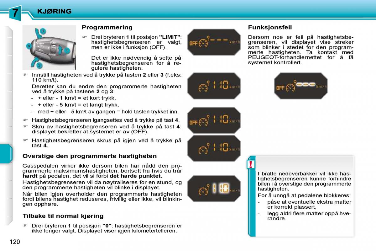 Peugeot 207 bruksanvisningen / page 116