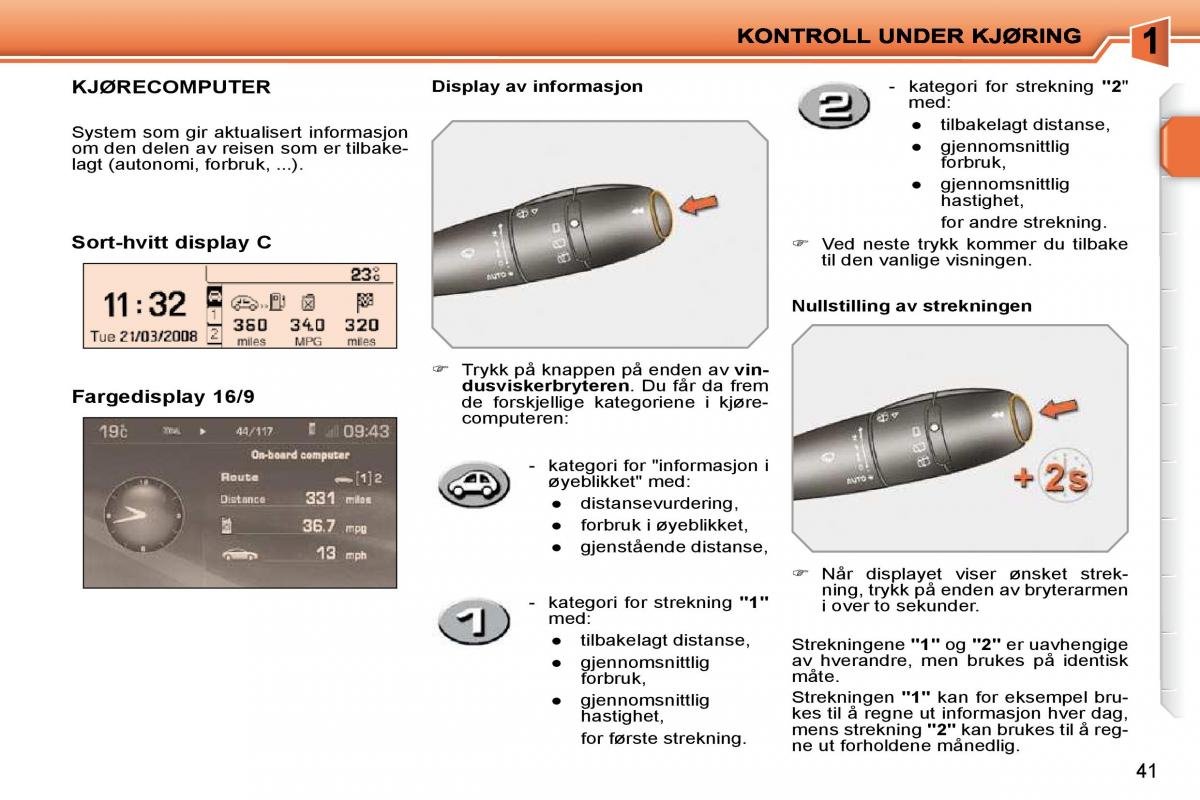 Peugeot 207 bruksanvisningen / page 25