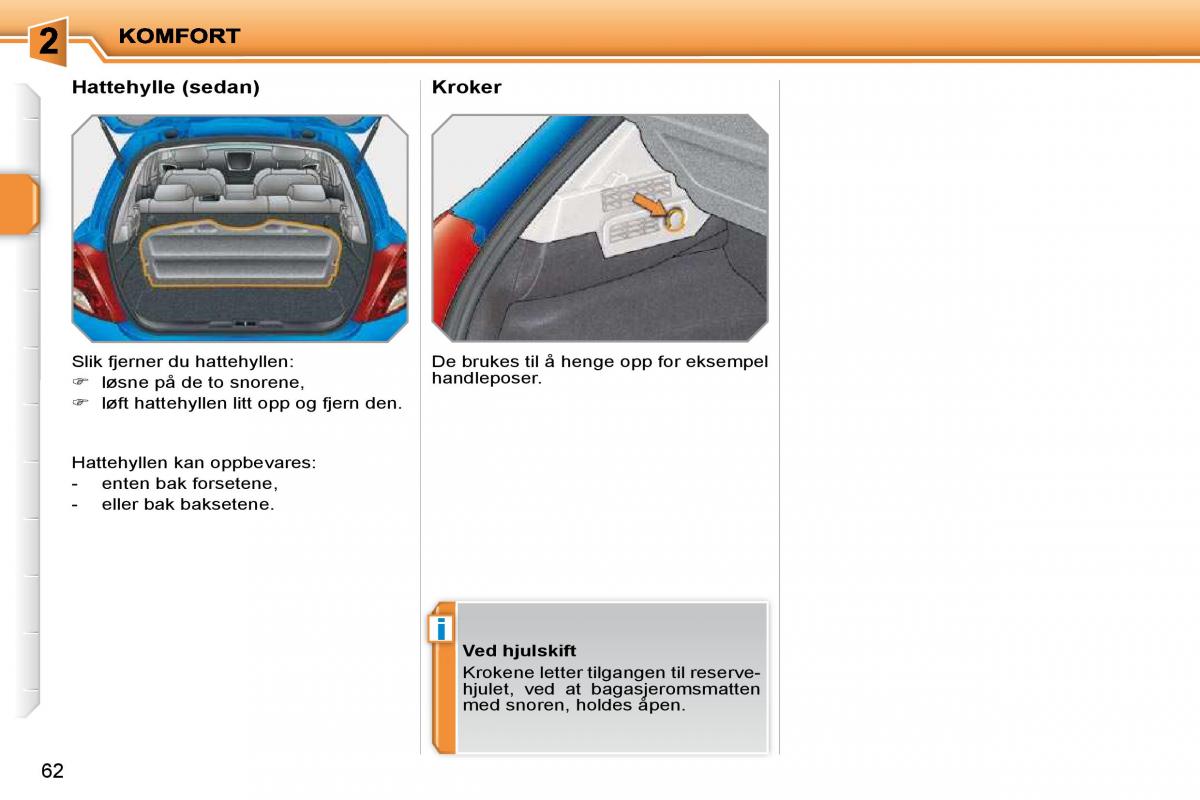 Peugeot 207 bruksanvisningen / page 51