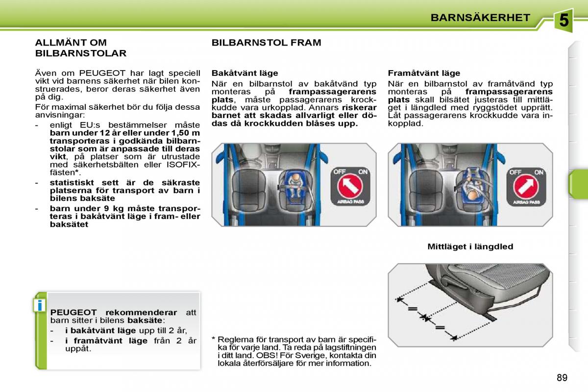 Peugeot 207 instruktionsbok / page 84