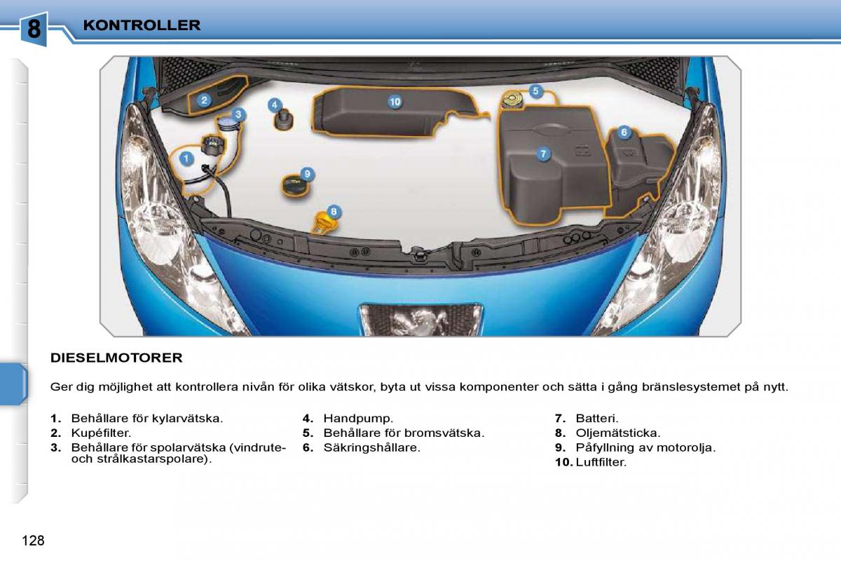 Peugeot 207 instruktionsbok / page 123