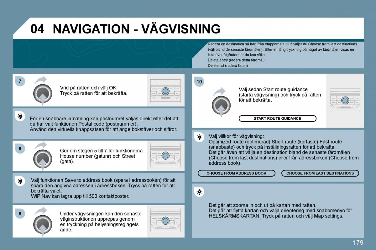 Peugeot 207 instruktionsbok / page 175