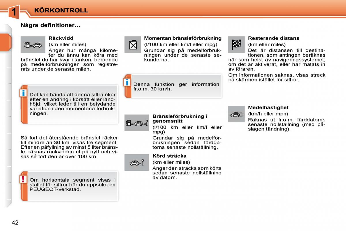 Peugeot 207 instruktionsbok / page 24