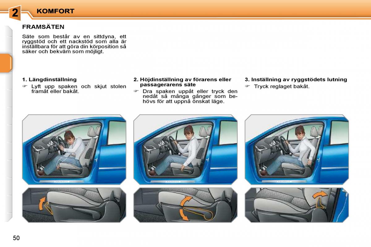 Peugeot 207 instruktionsbok / page 37