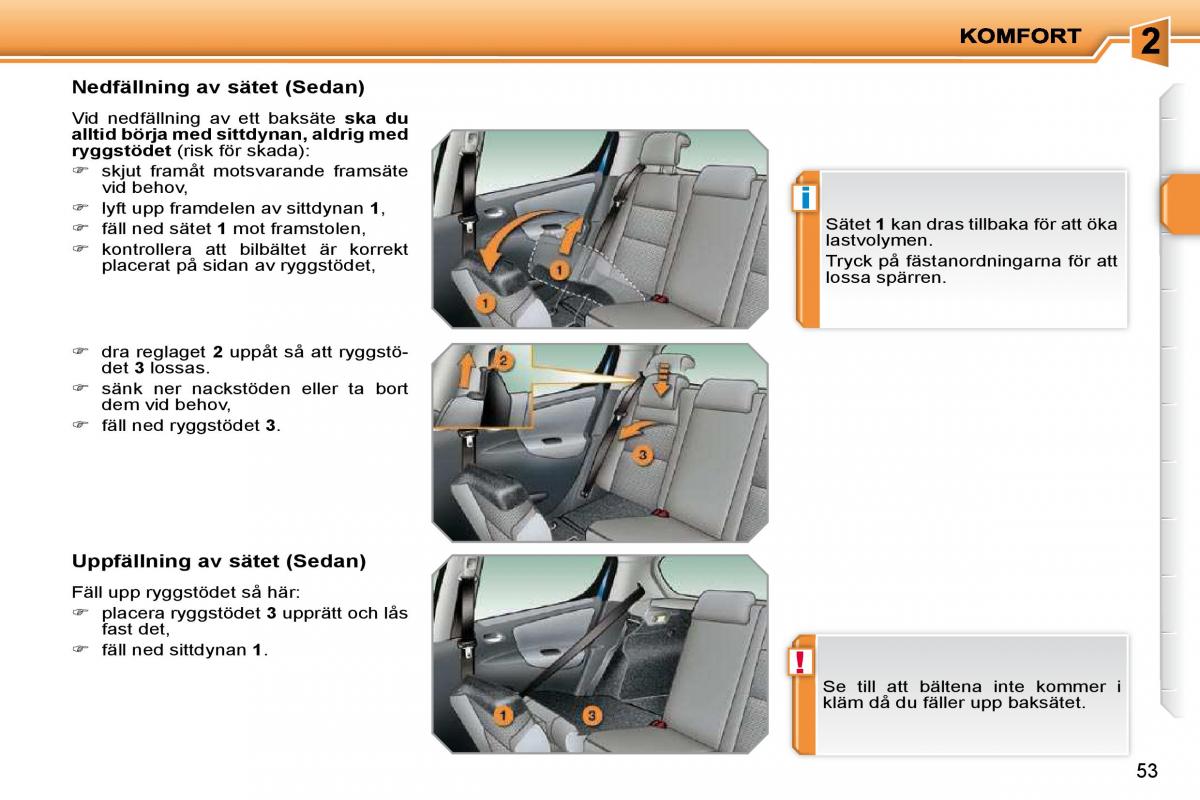 Peugeot 207 instruktionsbok / page 41