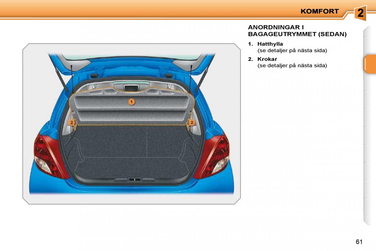 Peugeot 207 instruktionsbok / page 50