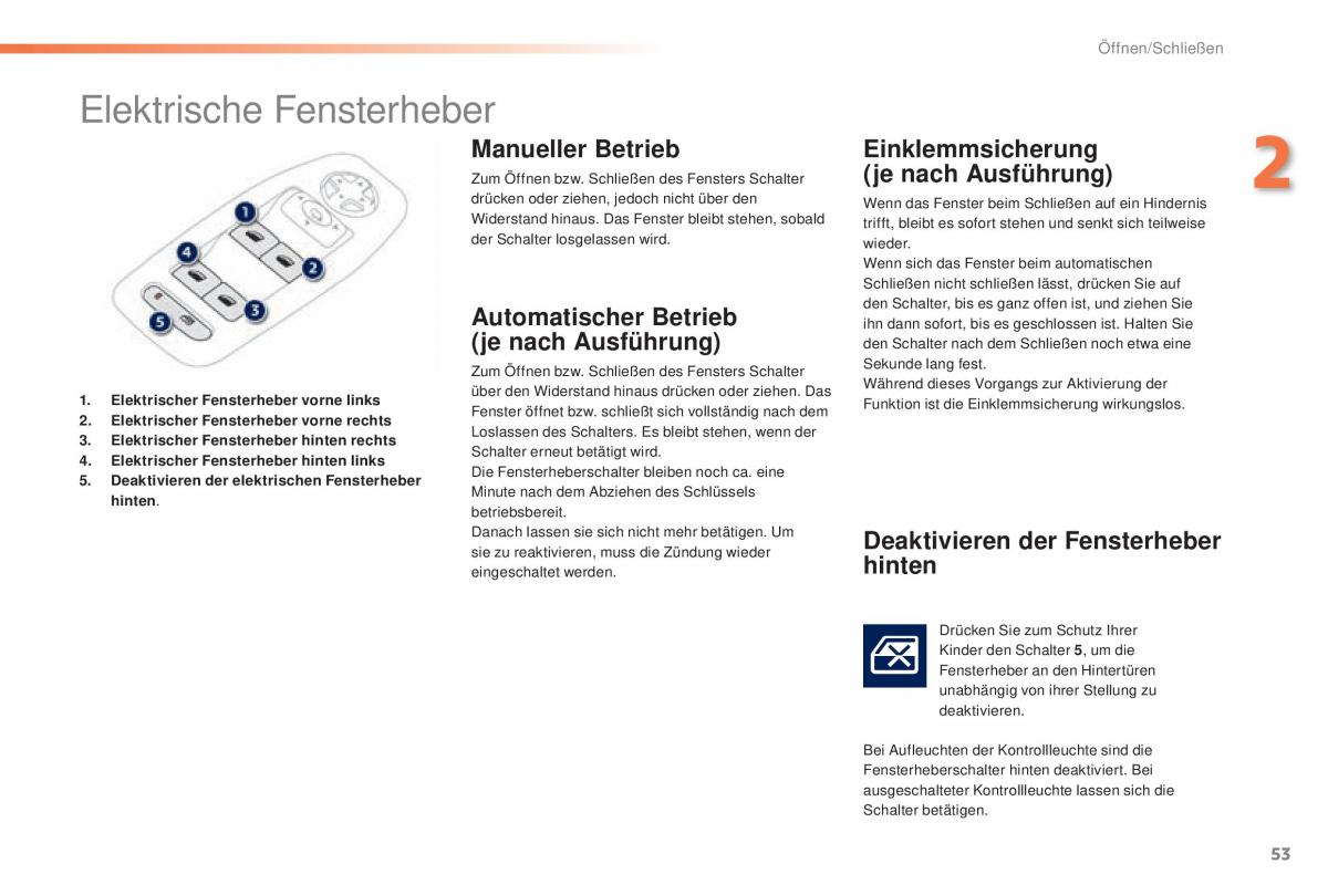 Peugeot 2008 Handbuch / page 55