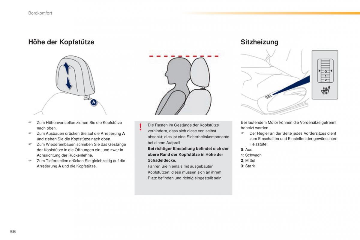 Peugeot 2008 Handbuch / page 58