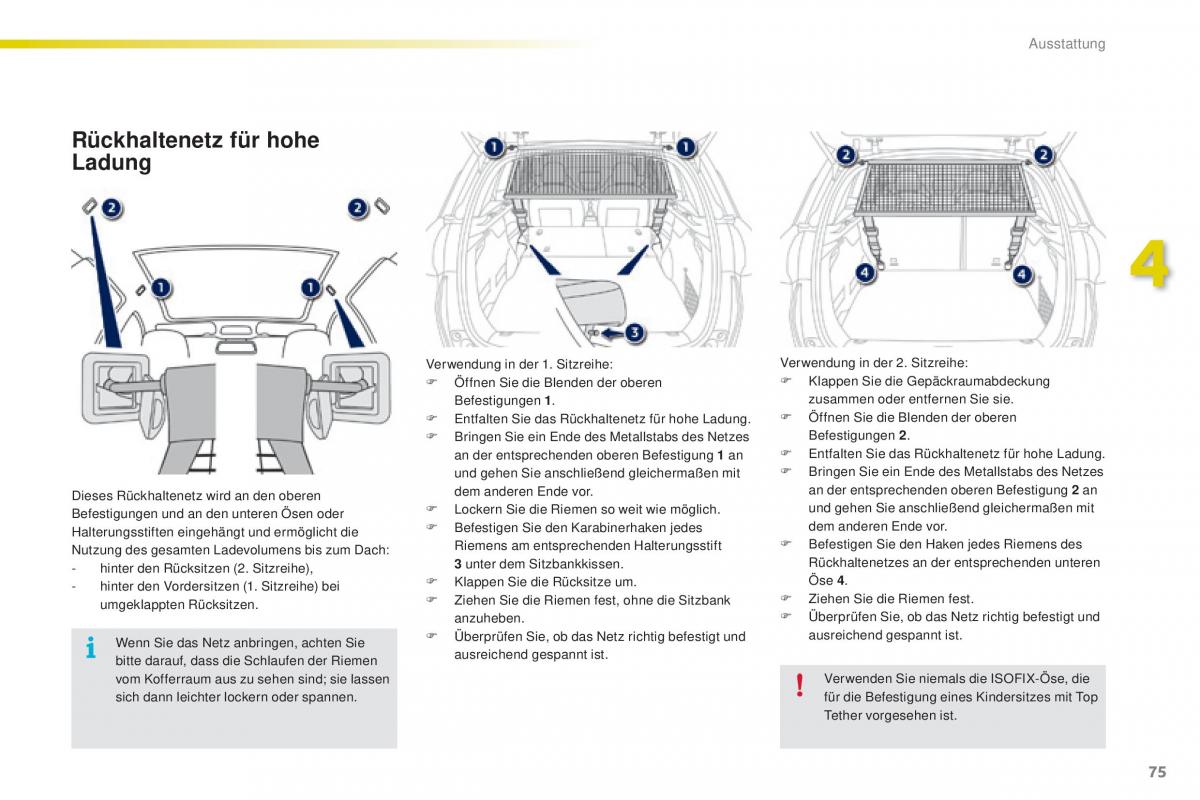 Peugeot 2008 Handbuch / page 77