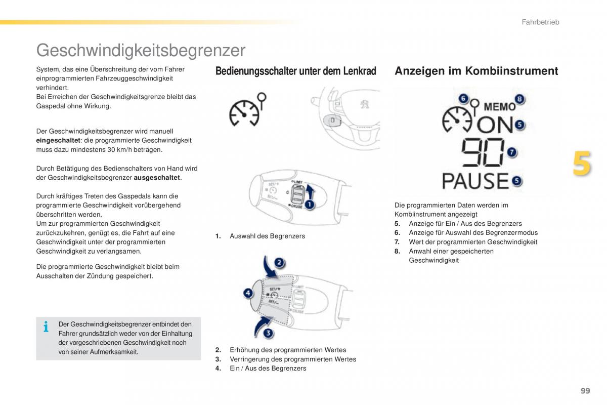 Peugeot 2008 Handbuch / page 101