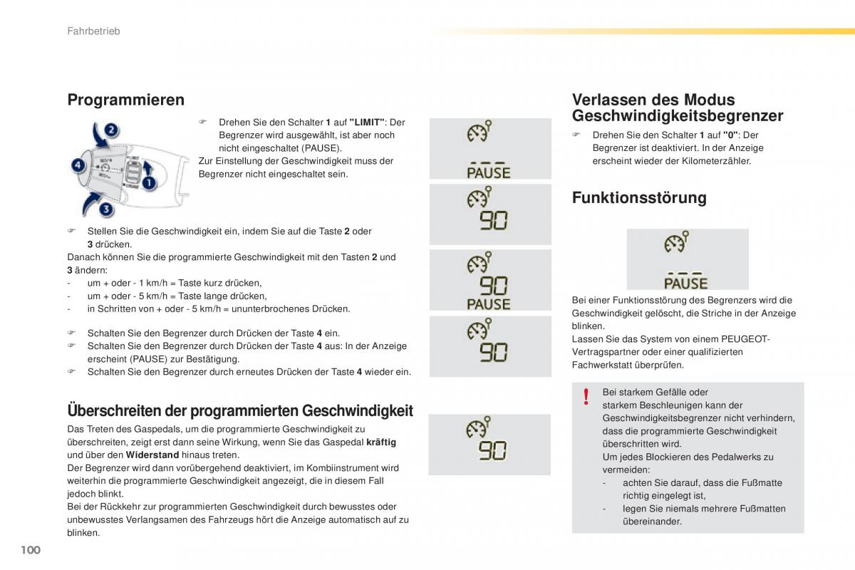 Peugeot 2008 Handbuch / page 102