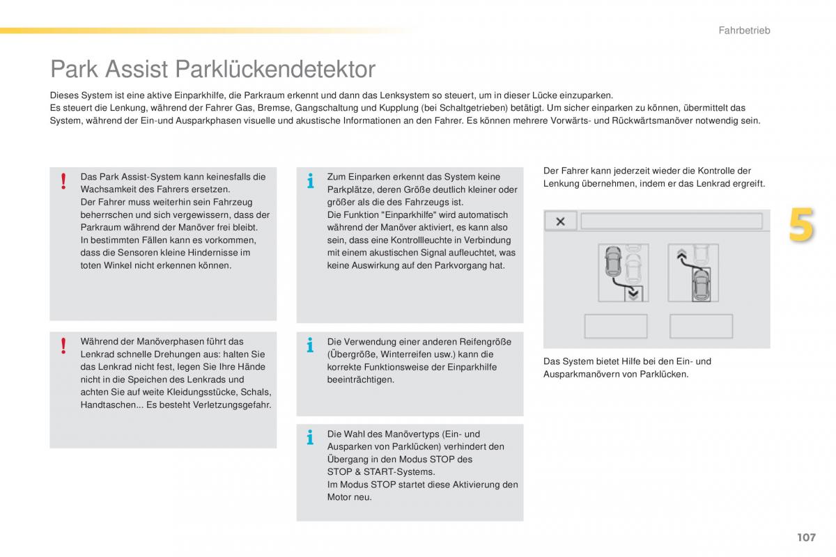 Peugeot 2008 Handbuch / page 109