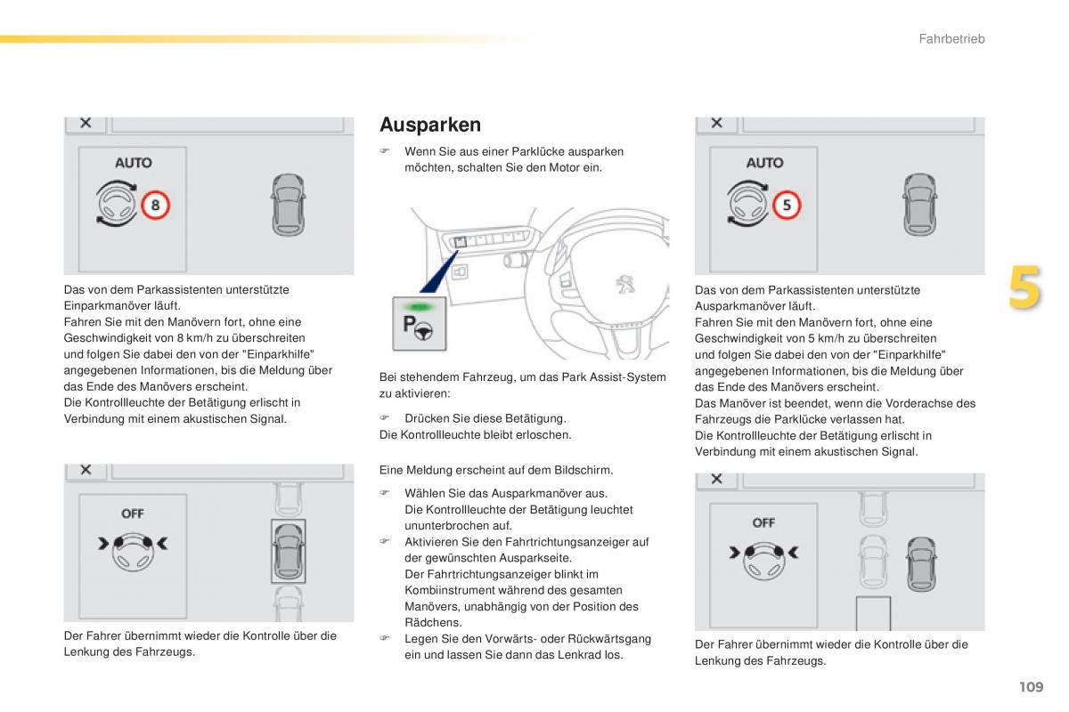 Peugeot 2008 Handbuch / page 111