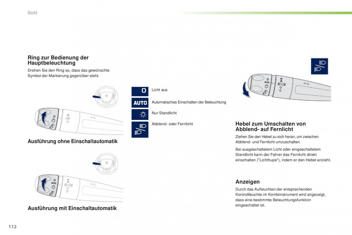 Peugeot 2008 Handbuch / page 114