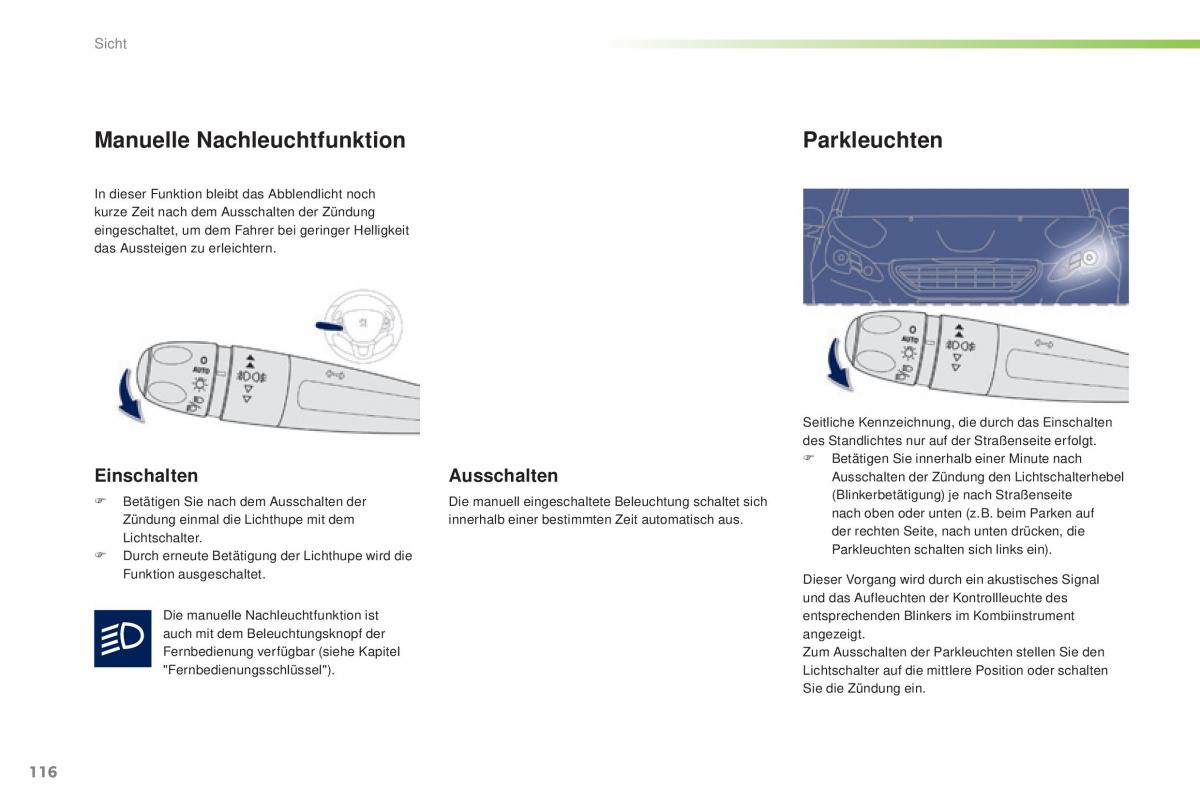 Peugeot 2008 Handbuch / page 118