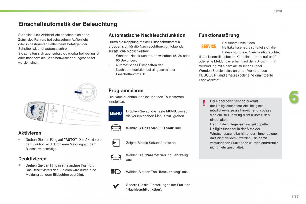 Peugeot 2008 Handbuch / page 119