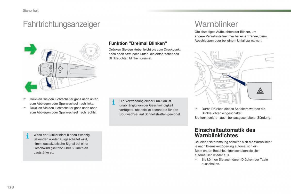 Peugeot 2008 Handbuch / page 130