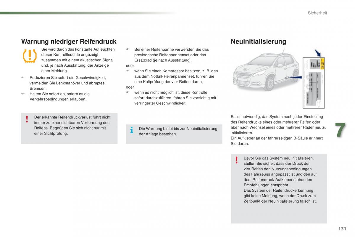 Peugeot 2008 Handbuch / page 133