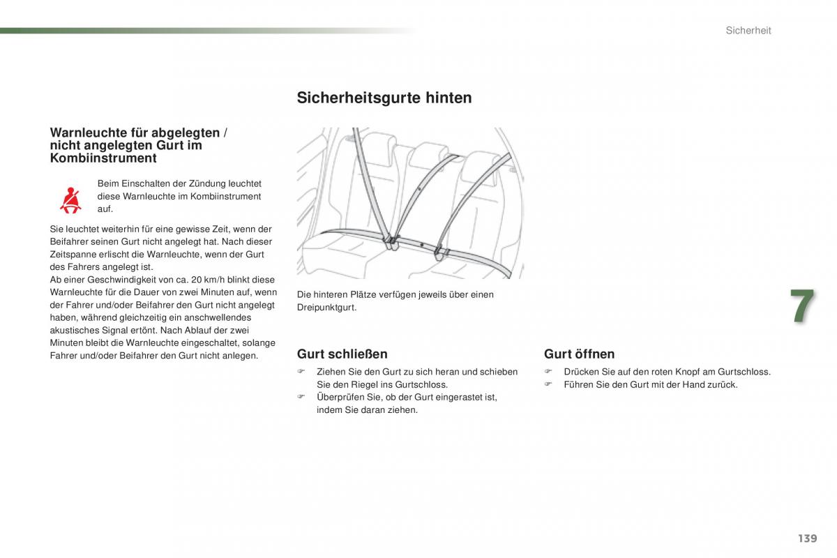 Peugeot 2008 Handbuch / page 141