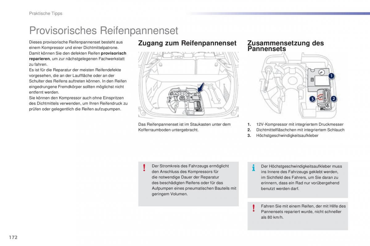 Peugeot 2008 Handbuch / page 174