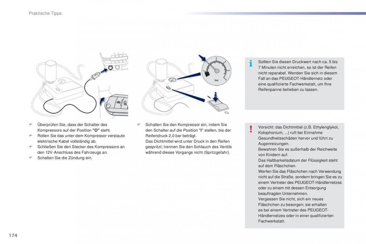 Peugeot 2008 Handbuch / page 176