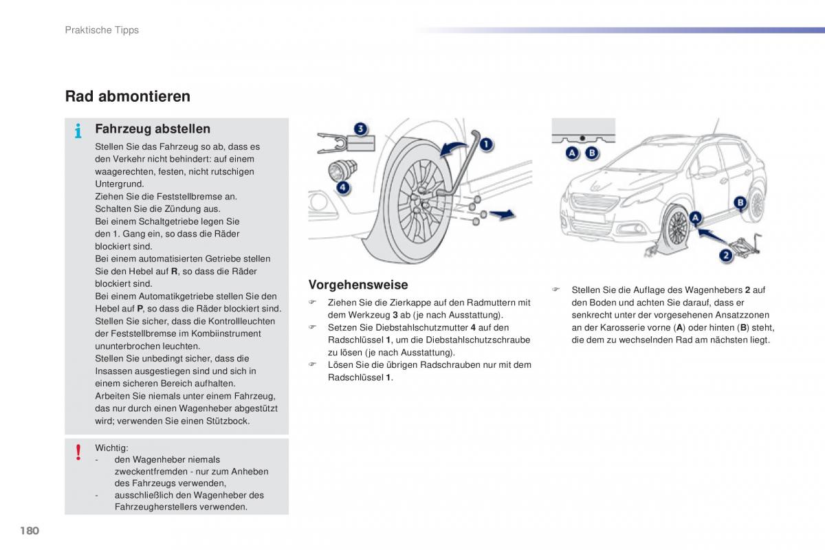 Peugeot 2008 Handbuch / page 182