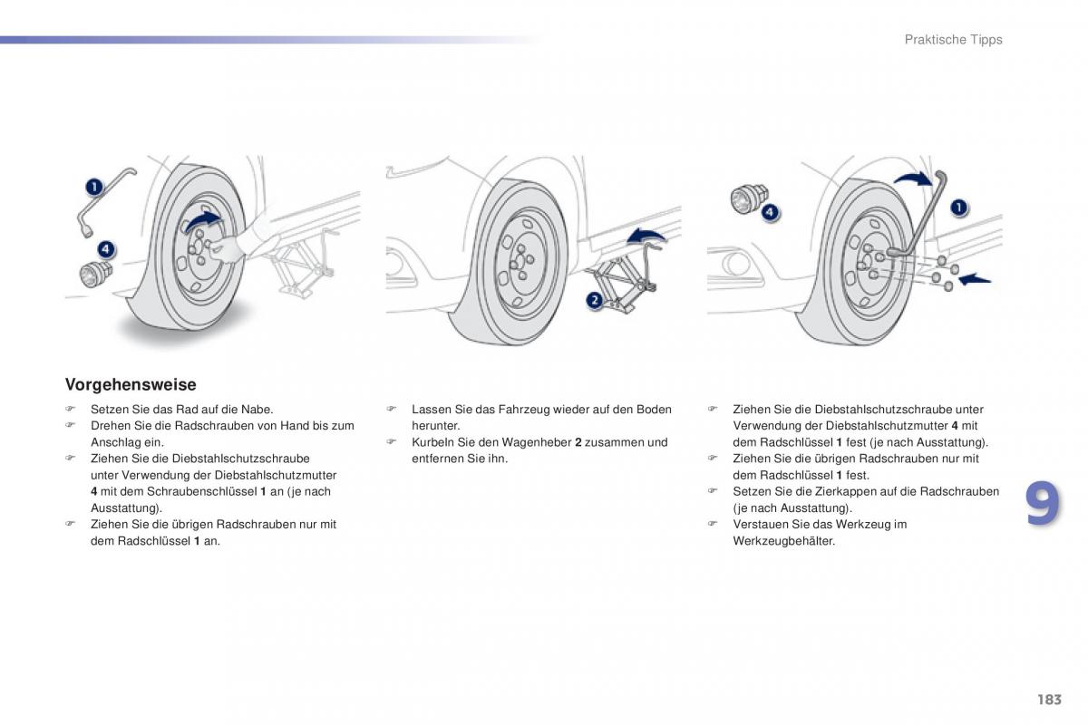 Peugeot 2008 Handbuch / page 185