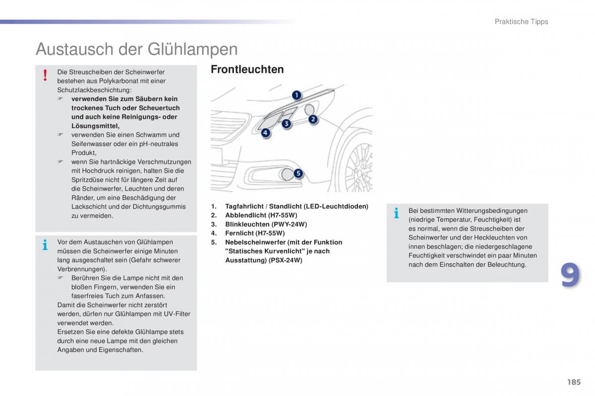 Peugeot 2008 Handbuch / page 187