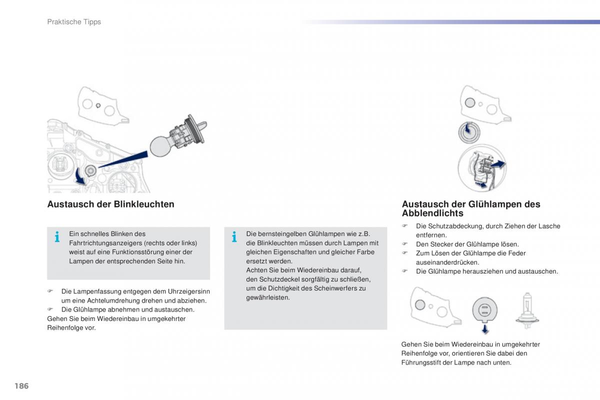 Peugeot 2008 Handbuch / page 188