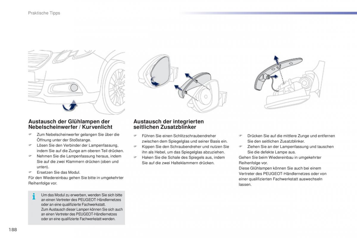 Peugeot 2008 Handbuch / page 190