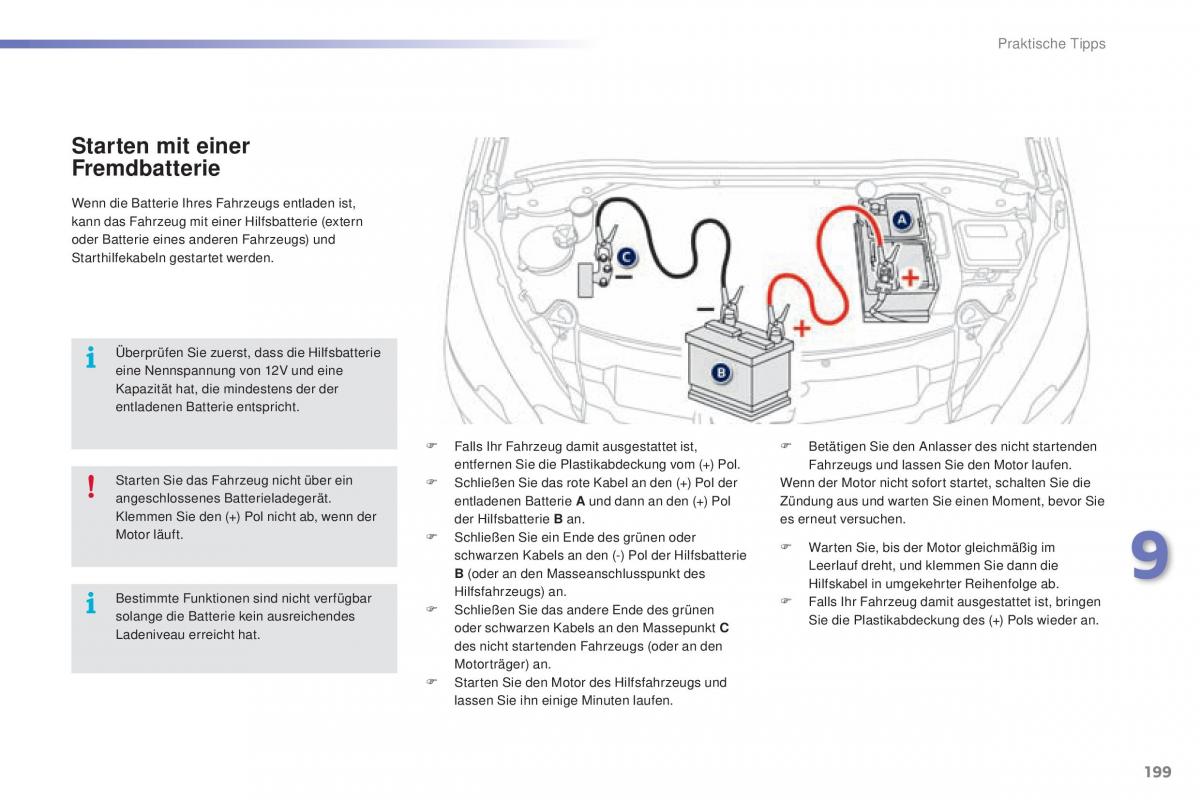 Peugeot 2008 Handbuch / page 201