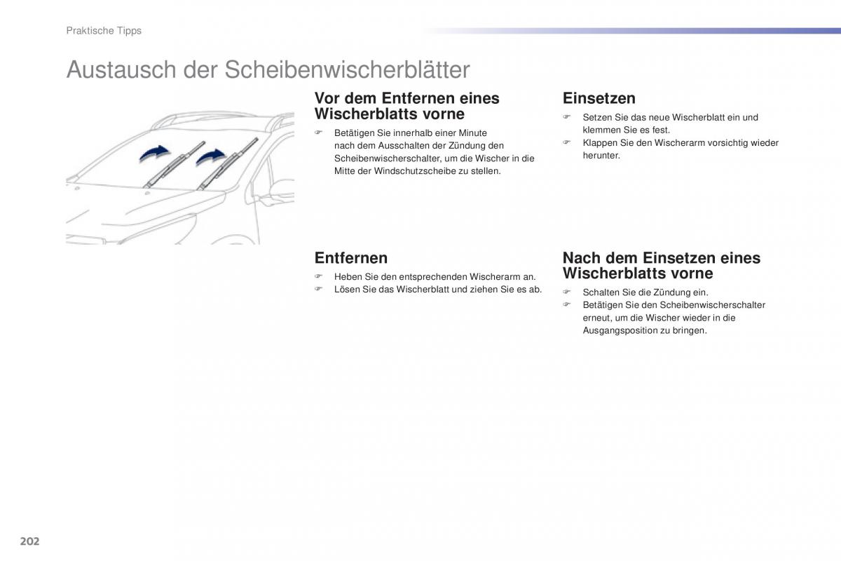 Peugeot 2008 Handbuch / page 204