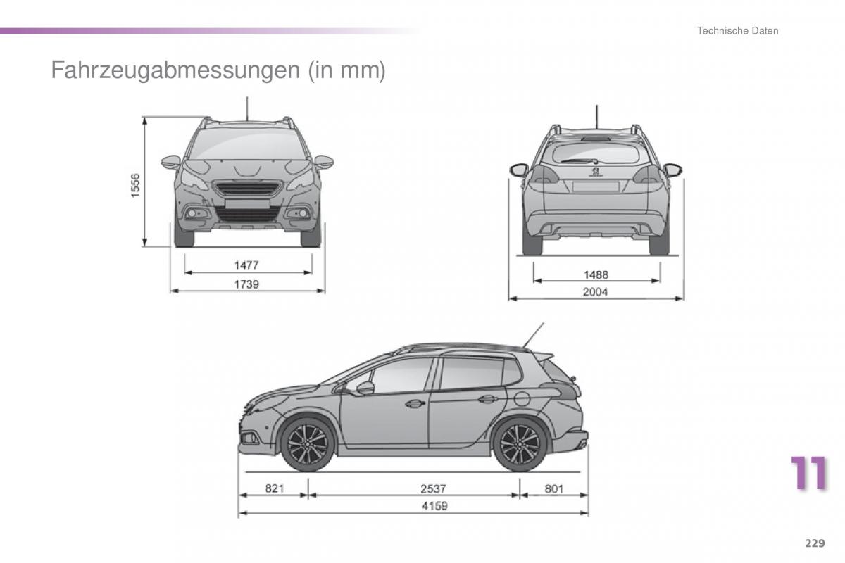 Peugeot 2008 Handbuch / page 231