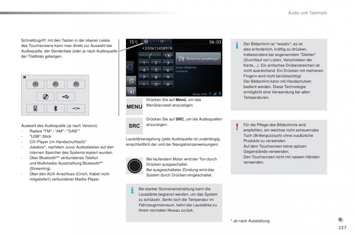 Peugeot 2008 Handbuch / page 239